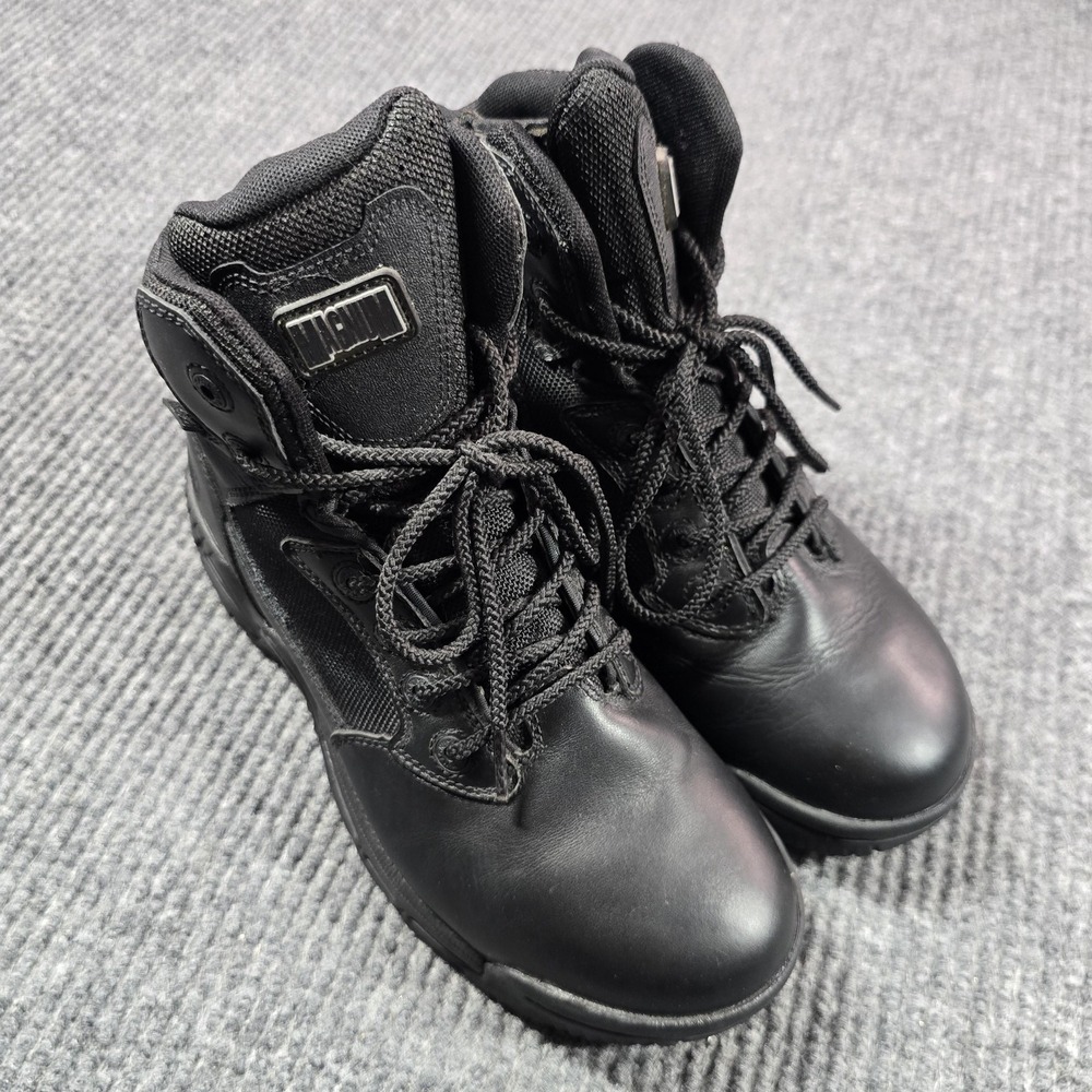 Magnum Stealth Force 6.0 SZ WP Boots Mens Size 7 Black Leather Combat Work